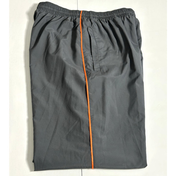 Nike Men's Dri Fit Gray Track Training Pants Nylon Lined Size (M) Y2K Joggers - Picture 1 of 16